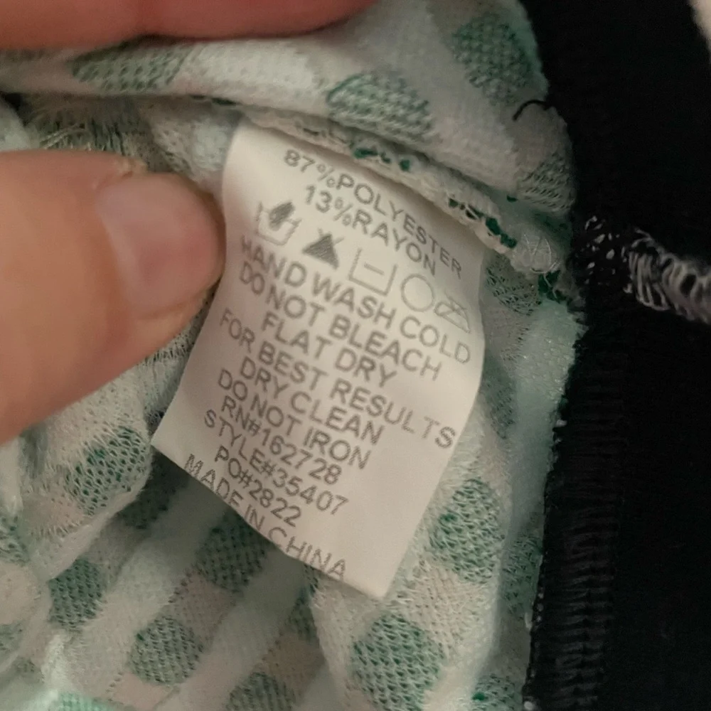 Voy Green Checked Puff Sleeve Blouse - Picture 6 of 8